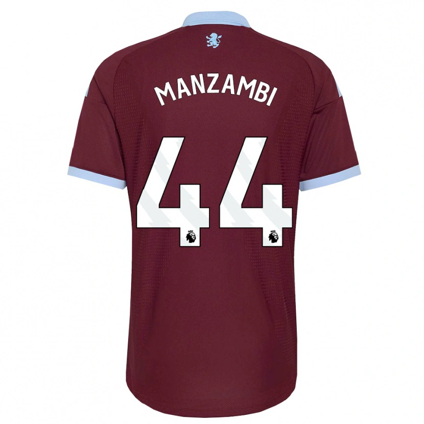 Danxen Heren Johan Manzambi #44 Korenbloemblauw Bordeaux Thuisshirt Thuistenue 2026/27 T-Shirt