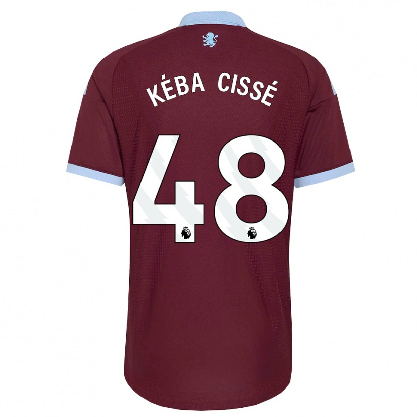 Danxen Heren Modou Kéba Cissé #48 Korenbloemblauw Bordeaux Thuisshirt Thuistenue 2026/27 T-Shirt