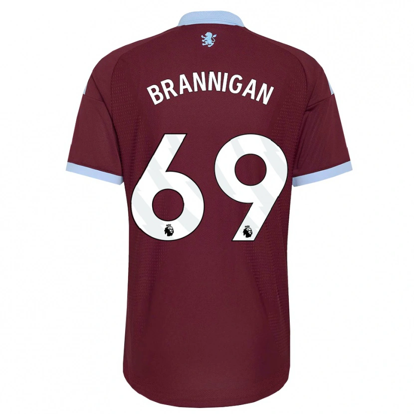 Danxen Heren Cole Brannigan #69 Korenbloemblauw Bordeaux Thuisshirt Thuistenue 2026/27 T-Shirt