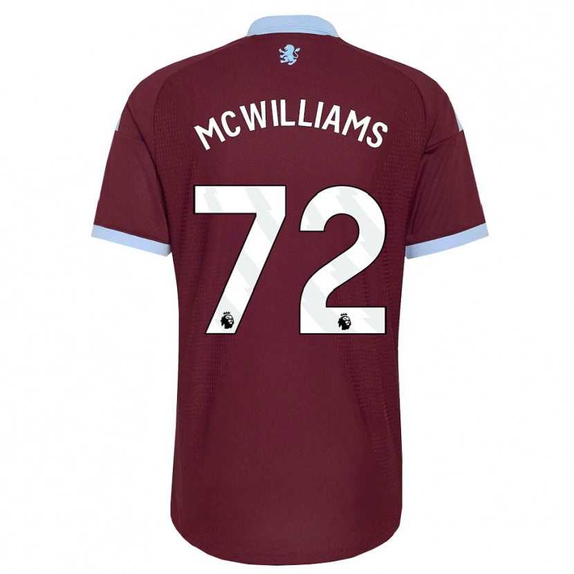 Danxen Heren Ashton Mcwilliams #72 Korenbloemblauw Bordeaux Thuisshirt Thuistenue 2026/27 T-Shirt