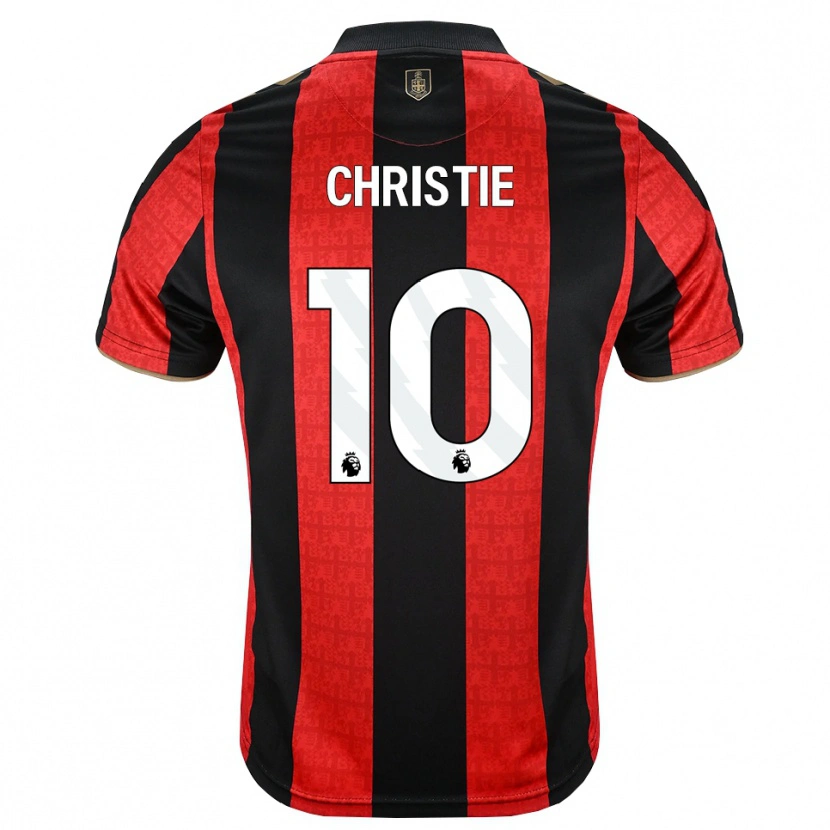 Danxen Heren Ryan Christie #10 Goudgeel Rood Zwart Thuisshirt Thuistenue 2026/27 T-Shirt