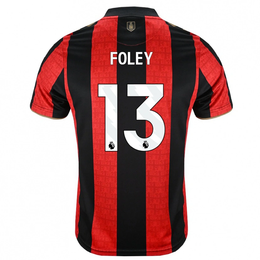 Danxen Heren Erin Foley #13 Goudgeel Rood Zwart Thuisshirt Thuistenue 2026/27 T-Shirt