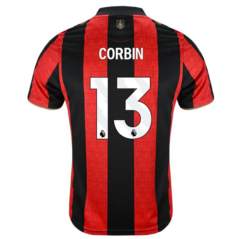 Danxen Heren Helen Corbin #13 Goudgeel Rood Zwart Thuisshirt Thuistenue 2026/27 T-Shirt