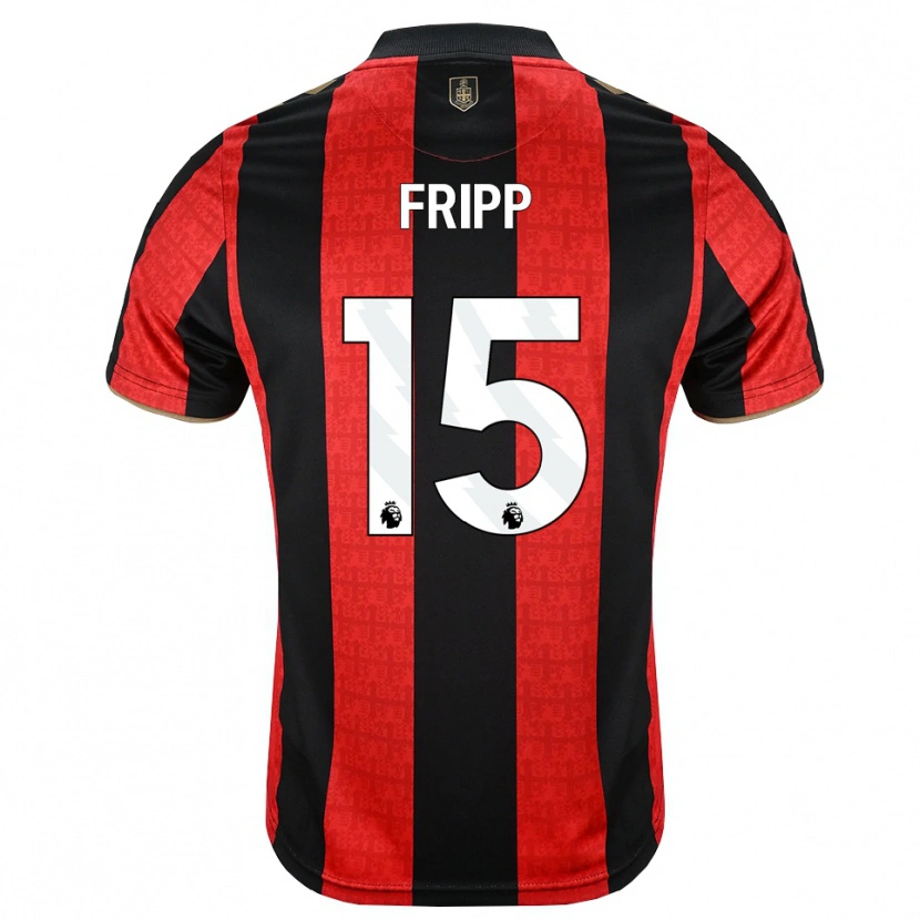Danxen Heren Kelly Fripp #15 Goudgeel Rood Zwart Thuisshirt Thuistenue 2026/27 T-Shirt