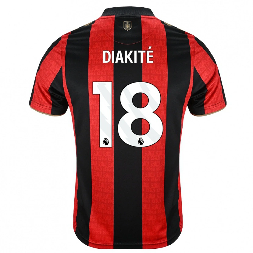 Danxen Heren Bafodé Diakité #18 Goudgeel Rood Zwart Thuisshirt Thuistenue 2026/27 T-Shirt