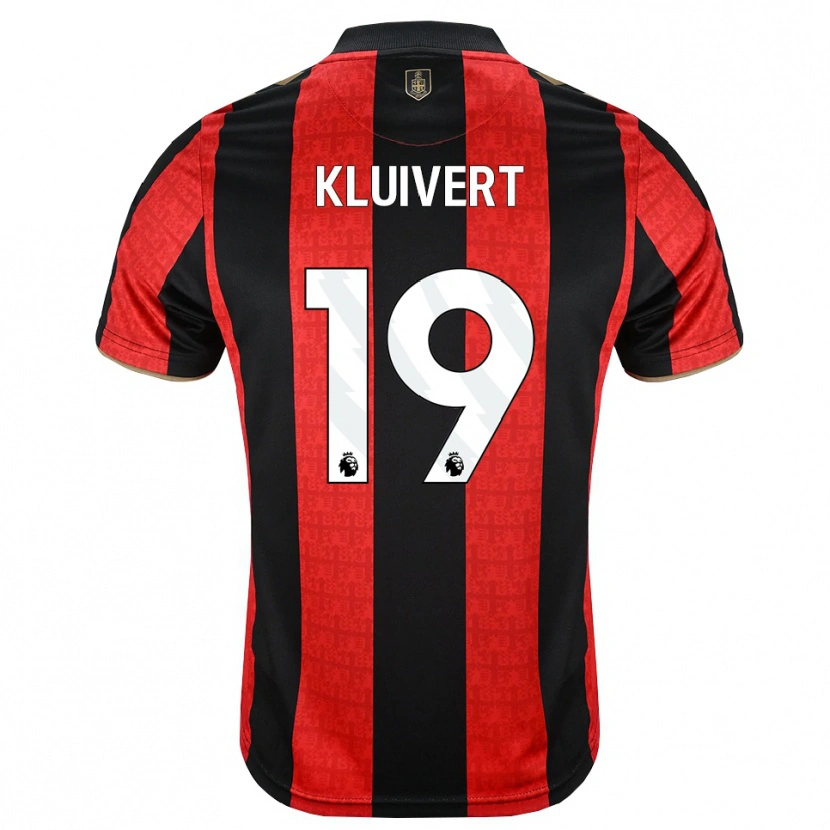 Danxen Heren Justin Kluivert #19 Goudgeel Rood Zwart Thuisshirt Thuistenue 2026/27 T-Shirt