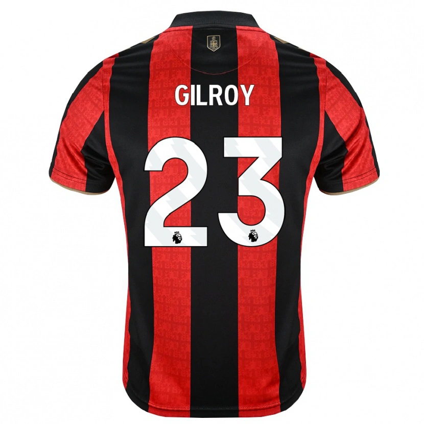 Danxen Heren Chloe Gilroy #23 Goudgeel Rood Zwart Thuisshirt Thuistenue 2026/27 T-Shirt