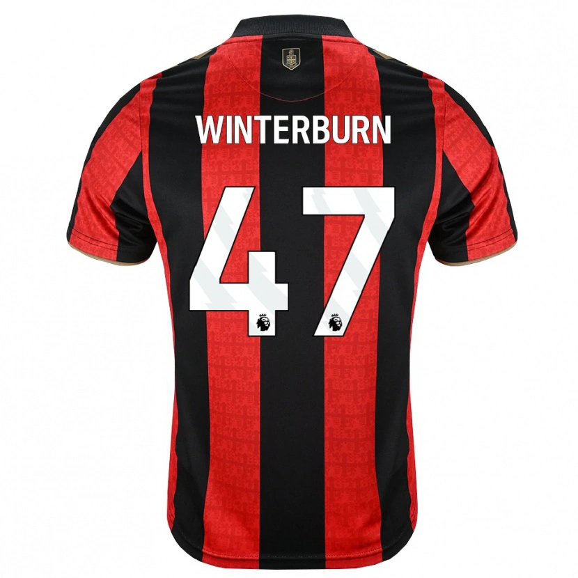 Danxen Heren Ben Winterburn #47 Goudgeel Rood Zwart Thuisshirt Thuistenue 2026/27 T-Shirt