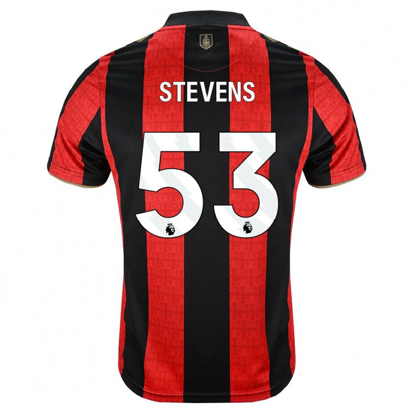 Danxen Heren Charlie Stevens #53 Goudgeel Rood Zwart Thuisshirt Thuistenue 2026/27 T-Shirt