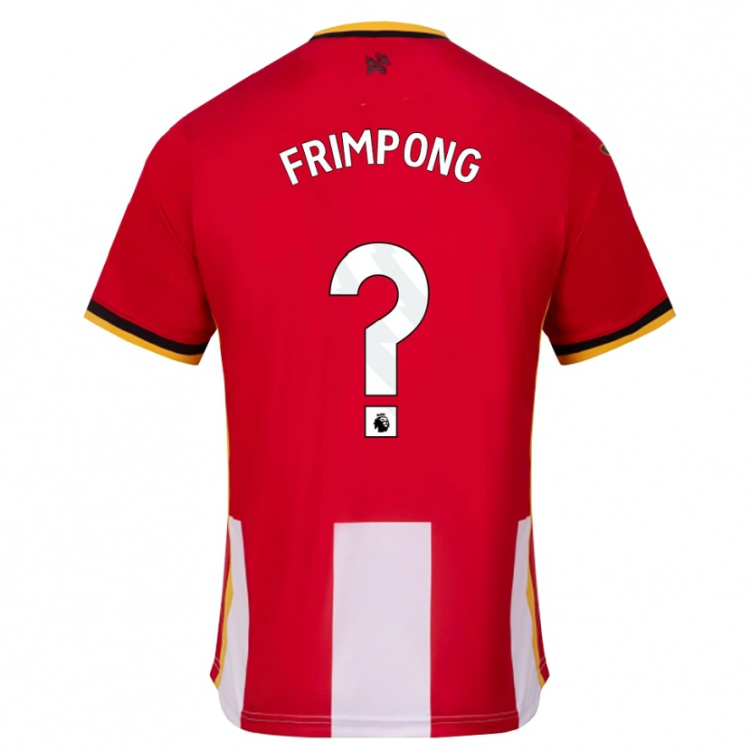 Danxen Heren Charles Frimpong #0 Geel Zwart Rood Thuisshirt Thuistenue 2026/27 T-Shirt
