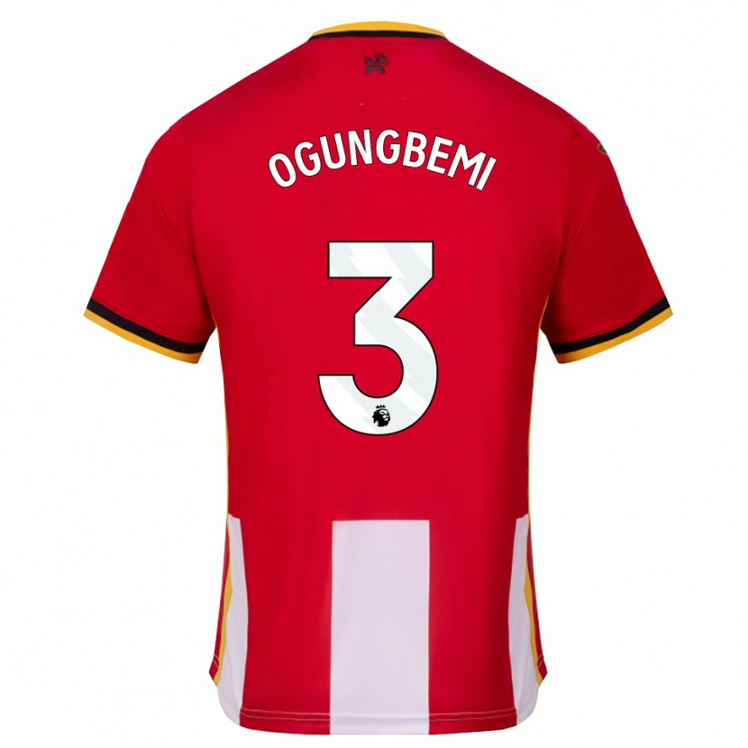 Danxen Heren Nathaniel Ogungbemi #3 Geel Zwart Rood Thuisshirt Thuistenue 2026/27 T-Shirt