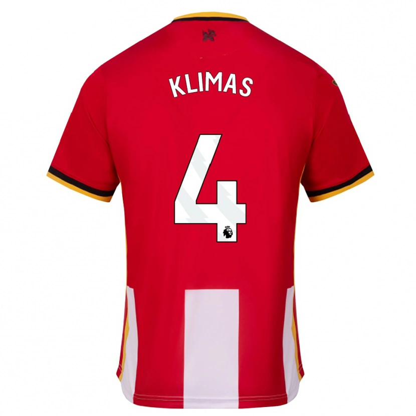 Danxen Heren Matas Klimas #4 Geel Zwart Rood Thuisshirt Thuistenue 2026/27 T-Shirt
