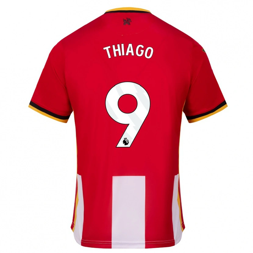 Danxen Heren Igor Thiago #9 Geel Zwart Rood Thuisshirt Thuistenue 2026/27 T-Shirt
