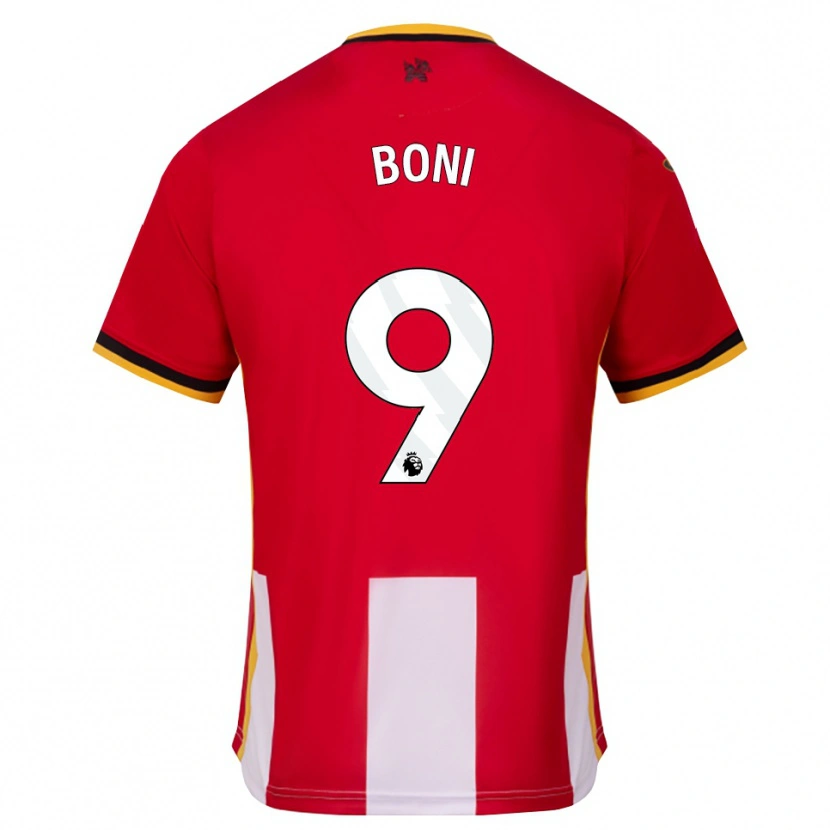 Danxen Heren Michel Boni #9 Geel Zwart Rood Thuisshirt Thuistenue 2026/27 T-Shirt