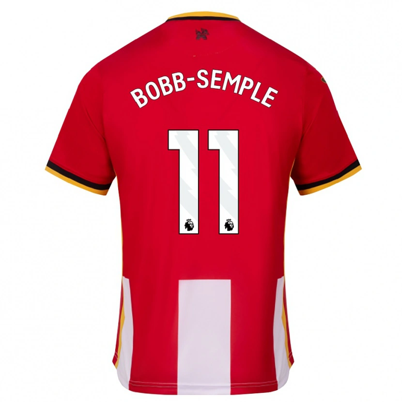 Danxen Heren Domeiro Bobb-Semple #11 Geel Zwart Rood Thuisshirt Thuistenue 2026/27 T-Shirt