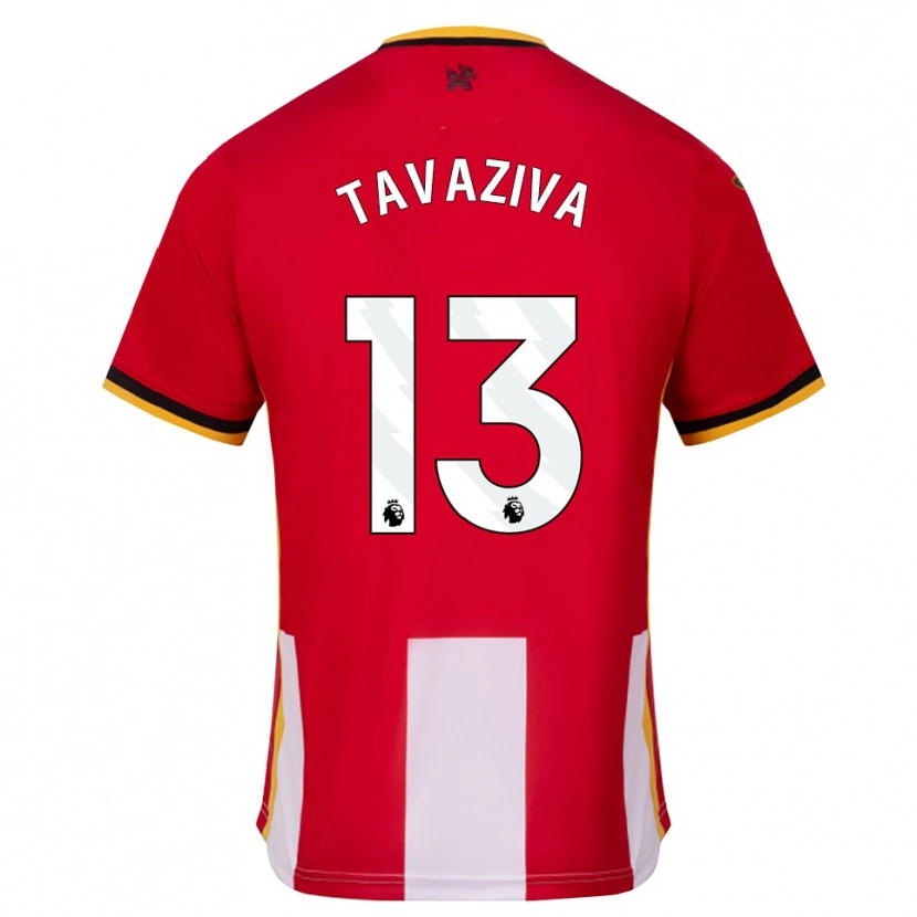 Danxen Heren Marley Tavaziva #13 Geel Zwart Rood Thuisshirt Thuistenue 2026/27 T-Shirt
