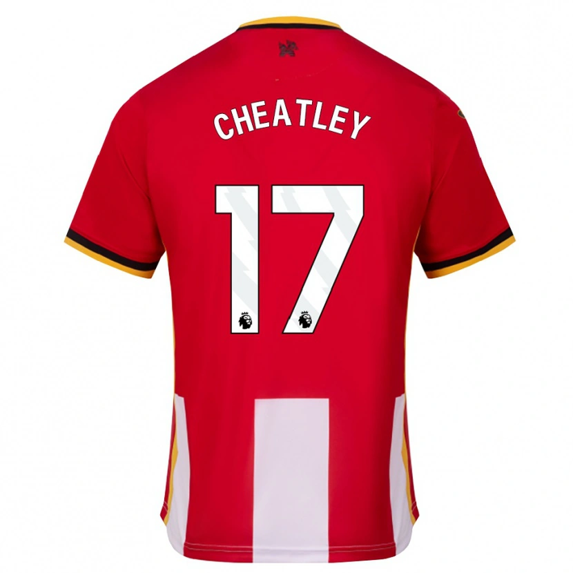 Danxen Heren Ashley Cheatley #17 Geel Zwart Rood Thuisshirt Thuistenue 2026/27 T-Shirt