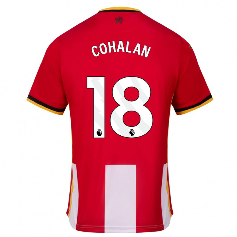 Danxen Heren Chris Cohalan #18 Geel Zwart Rood Thuisshirt Thuistenue 2026/27 T-Shirt