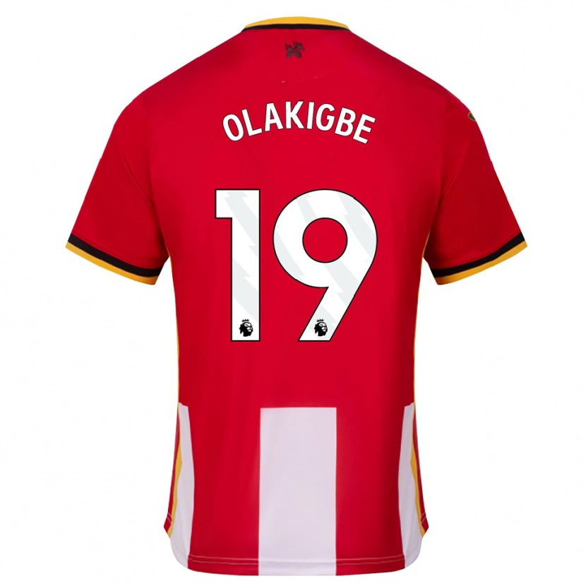 Danxen Heren Michael Olakigbe #19 Geel Zwart Rood Thuisshirt Thuistenue 2026/27 T-Shirt