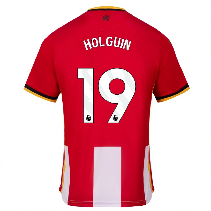 Danxen Heren Paula Holguin #19 Geel Zwart Rood Thuisshirt Thuistenue 2026/27 T-Shirt