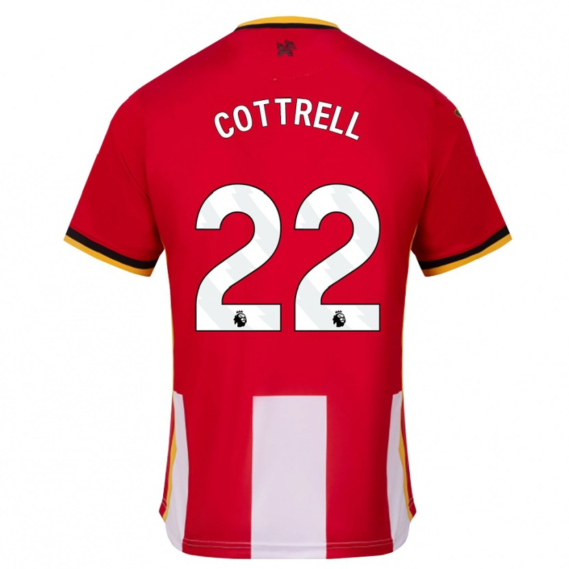 Danxen Heren Eleonora Cottrell #22 Geel Zwart Rood Thuisshirt Thuistenue 2026/27 T-Shirt