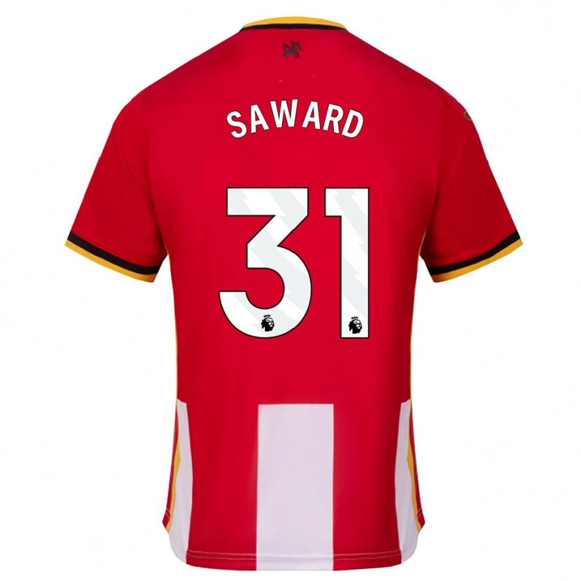 Danxen Heren Sammie Saward #31 Geel Zwart Rood Thuisshirt Thuistenue 2026/27 T-Shirt