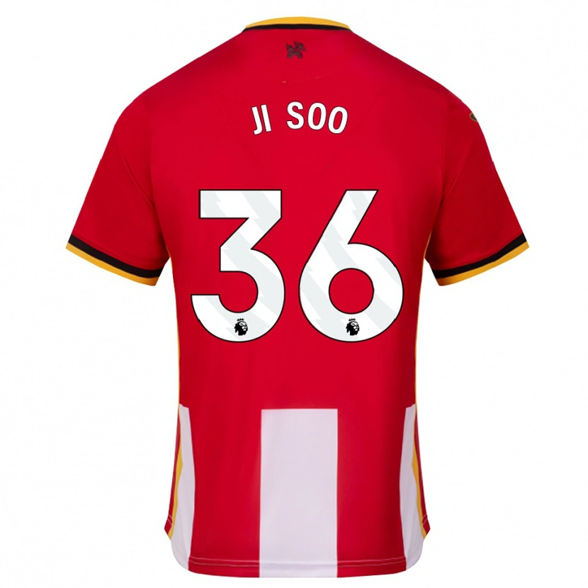 Danxen Heren Ji-Soo Kim #36 Geel Zwart Rood Thuisshirt Thuistenue 2026/27 T-Shirt