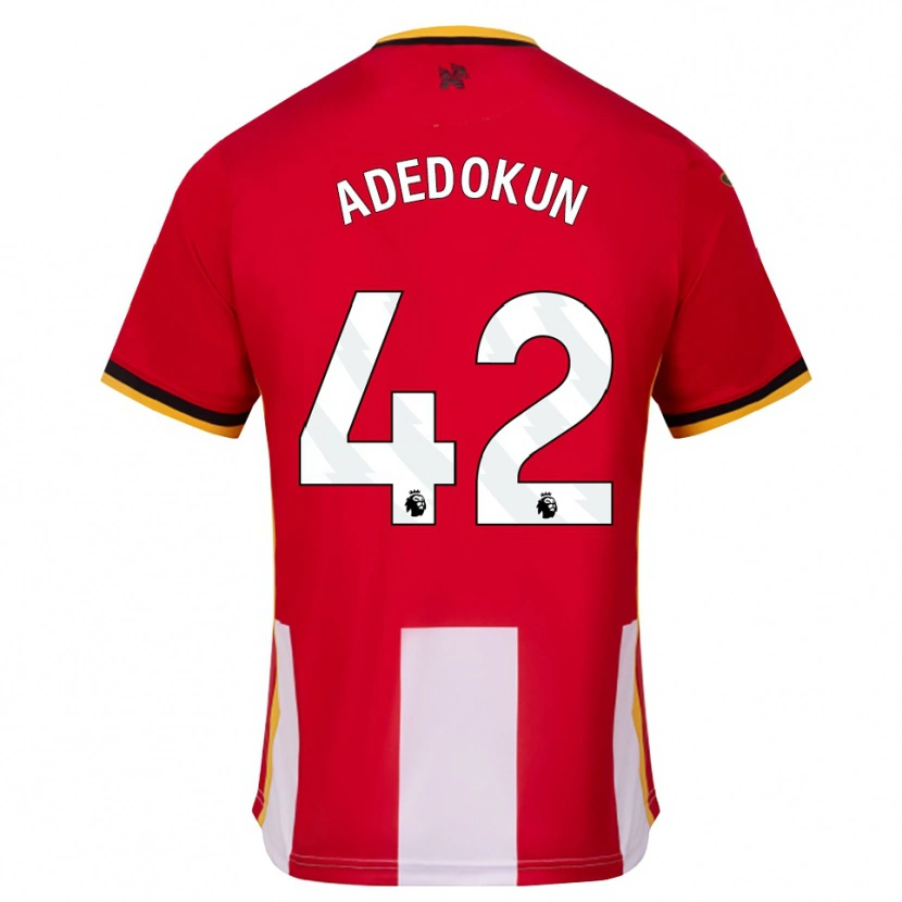 Danxen Heren Val Adedokun #42 Geel Zwart Rood Thuisshirt Thuistenue 2026/27 T-Shirt