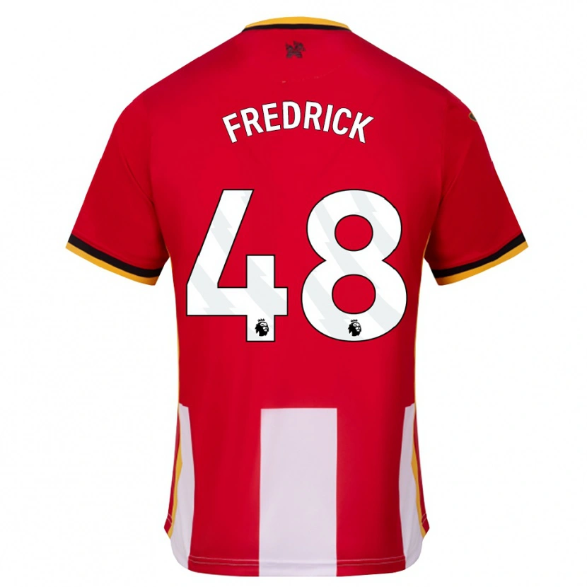 Danxen Heren Benjamin Fredrick #48 Geel Zwart Rood Thuisshirt Thuistenue 2026/27 T-Shirt