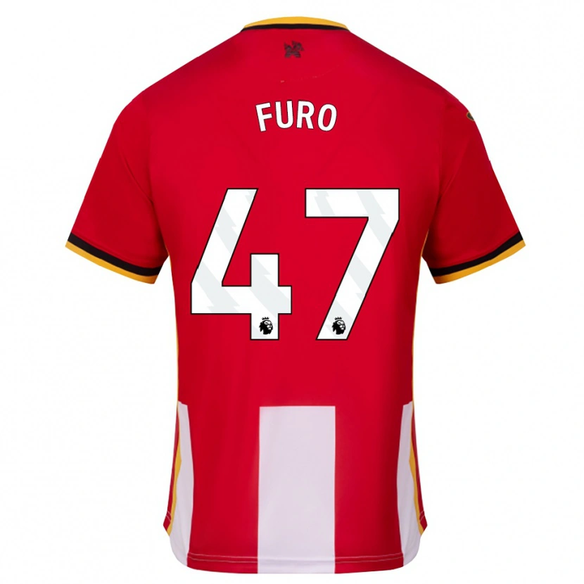 Danxen Heren Kaye Furo #47 Geel Zwart Rood Thuisshirt Thuistenue 2026/27 T-Shirt