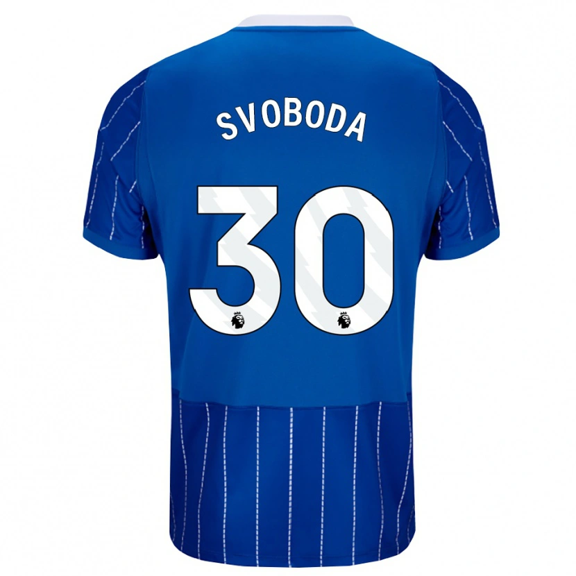Danxen Heren Michael Svoboda #30 Mediumblauw Wit Thuisshirt Thuistenue 2026/27 T-Shirt