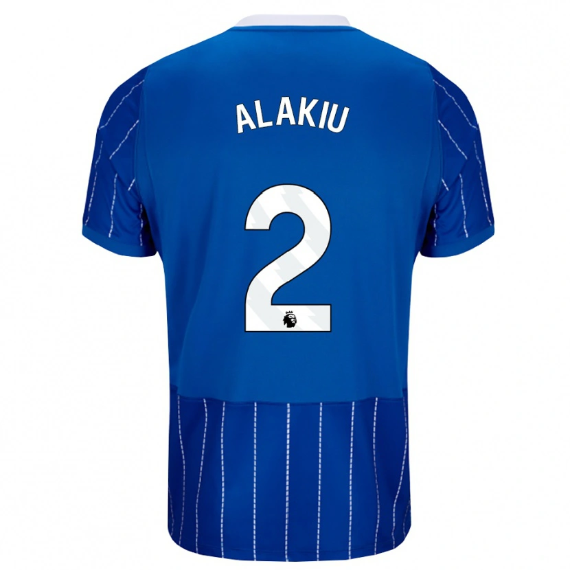 Danxen Heren Isaiah Alakiu #2 Mediumblauw Wit Thuisshirt Thuistenue 2026/27 T-Shirt