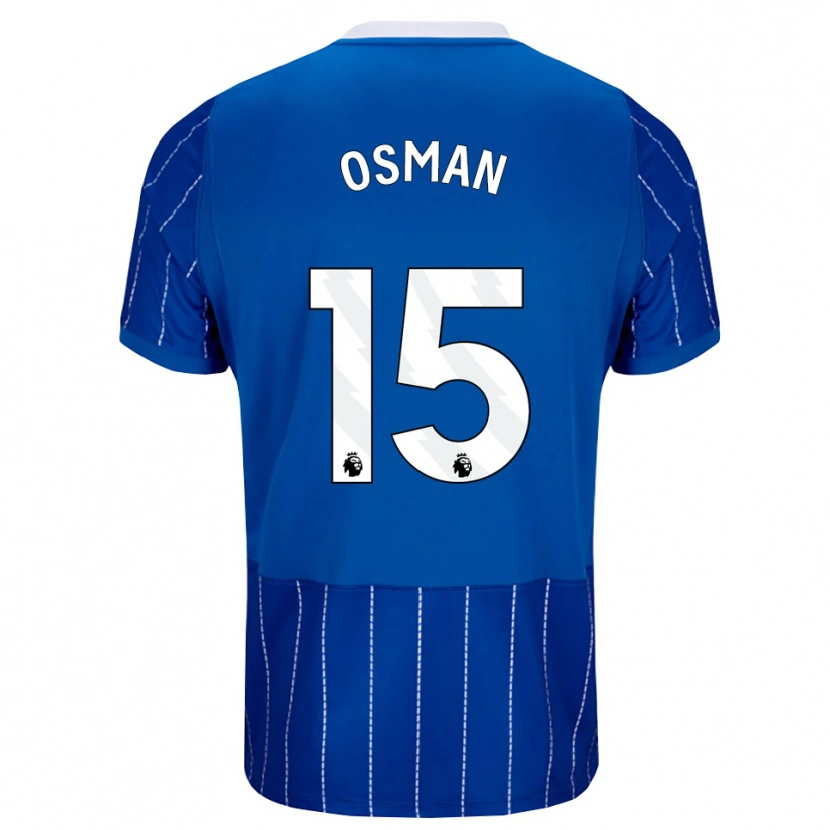 Danxen Heren Ibrahim Osman #15 Mediumblauw Wit Thuisshirt Thuistenue 2026/27 T-Shirt