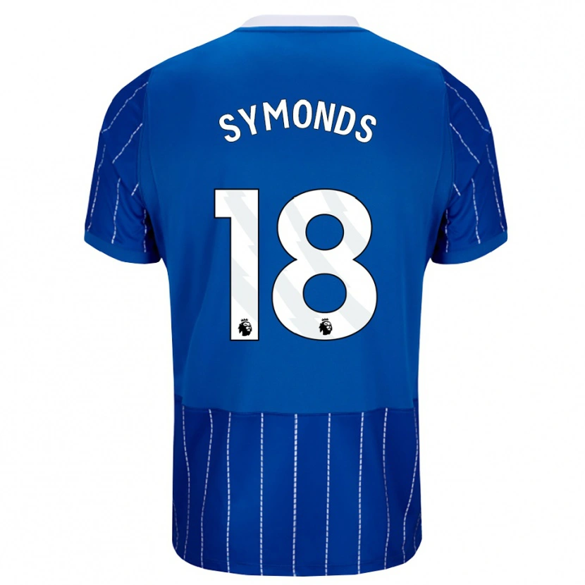 Danxen Heren Maisie Symonds #18 Mediumblauw Wit Thuisshirt Thuistenue 2026/27 T-Shirt
