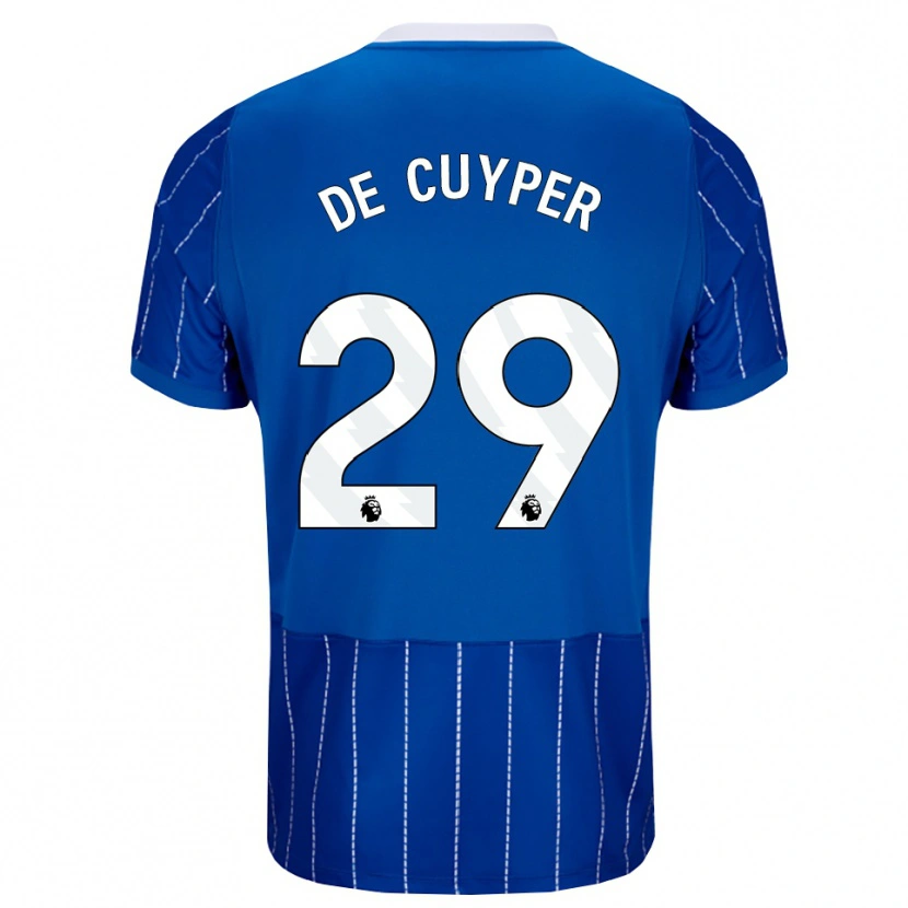 Danxen Heren Maxim De Cuyper #29 Mediumblauw Wit Thuisshirt Thuistenue 2026/27 T-Shirt