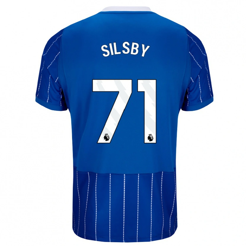 Danxen Heren Tyler Silsby #71 Mediumblauw Wit Thuisshirt Thuistenue 2026/27 T-Shirt