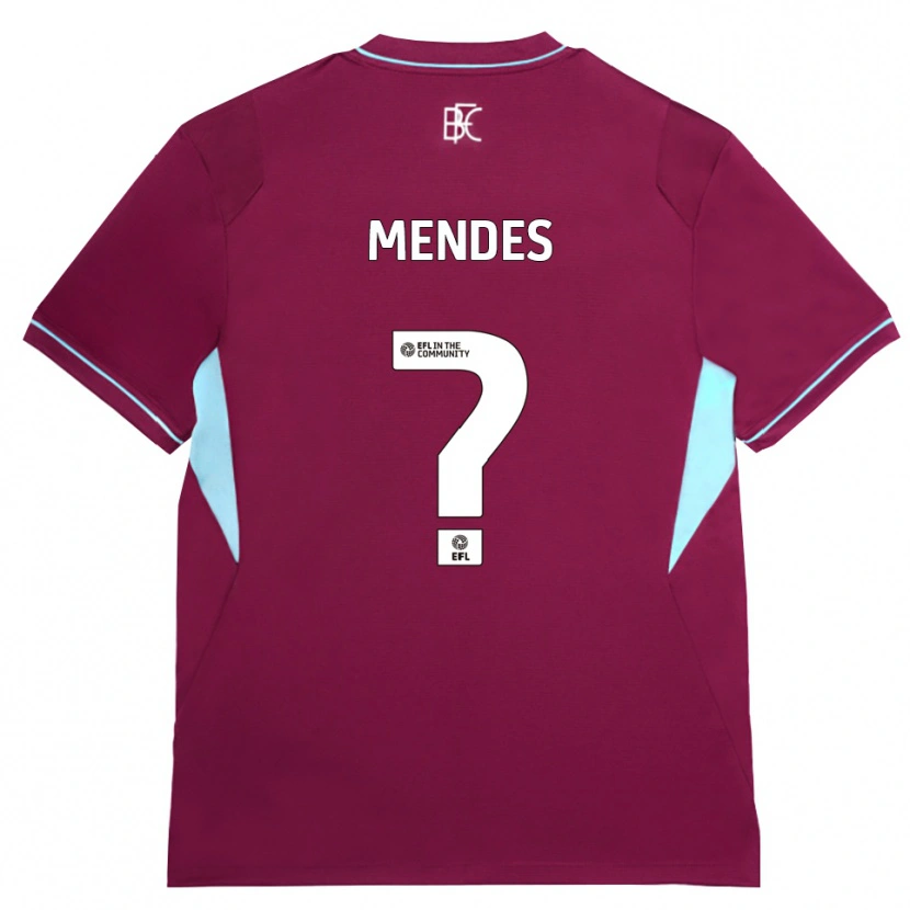 Danxen Heren João Mendes #0 Bordeaux Groen Thuisshirt Thuistenue 2026/27 T-Shirt