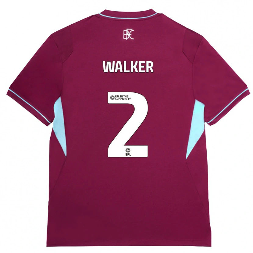 Danxen Heren Kyle Walker #2 Bordeaux Groen Thuisshirt Thuistenue 2026/27 T-Shirt