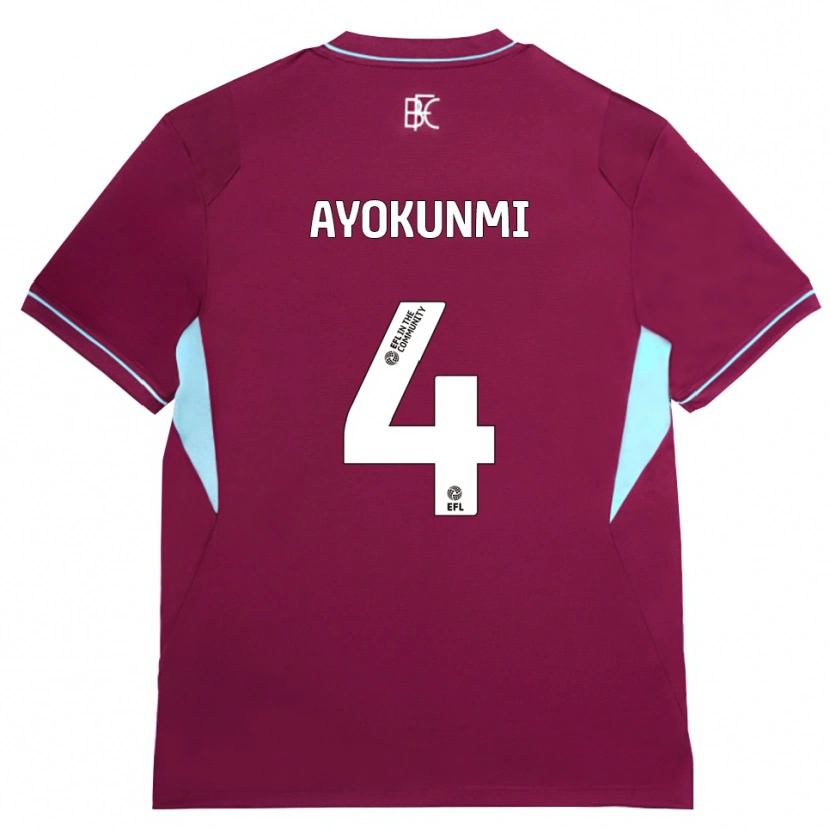 Danxen Heren Darren Ayokunmi #4 Bordeaux Groen Thuisshirt Thuistenue 2026/27 T-Shirt