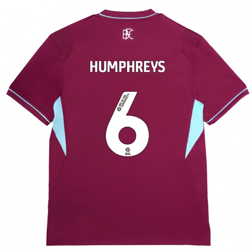 Danxen Heren Bashir Humphreys #6 Bordeaux Groen Thuisshirt Thuistenue 2026/27 T-Shirt