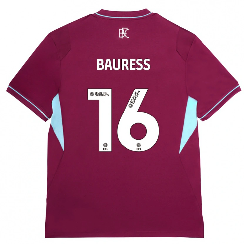 Danxen Heren Joe Bauress #16 Bordeaux Groen Thuisshirt Thuistenue 2026/27 T-Shirt