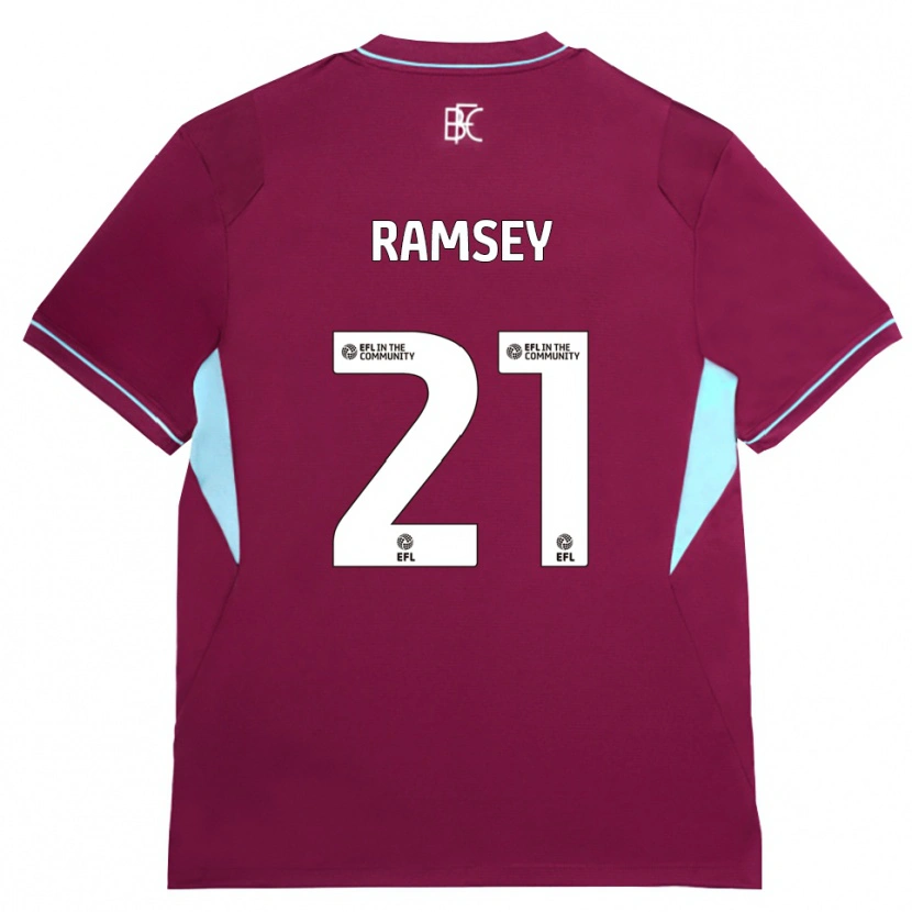 Danxen Heren Aaron Ramsey #21 Bordeaux Groen Thuisshirt Thuistenue 2026/27 T-Shirt