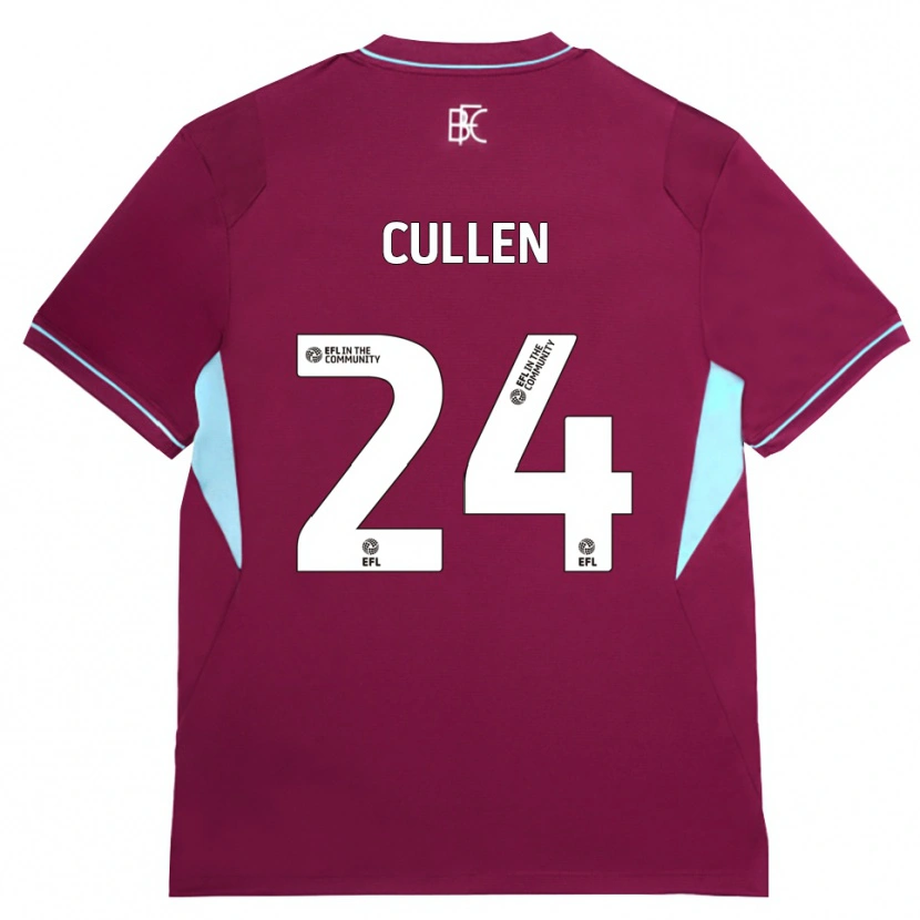 Danxen Heren Josh Cullen #24 Bordeaux Groen Thuisshirt Thuistenue 2026/27 T-Shirt
