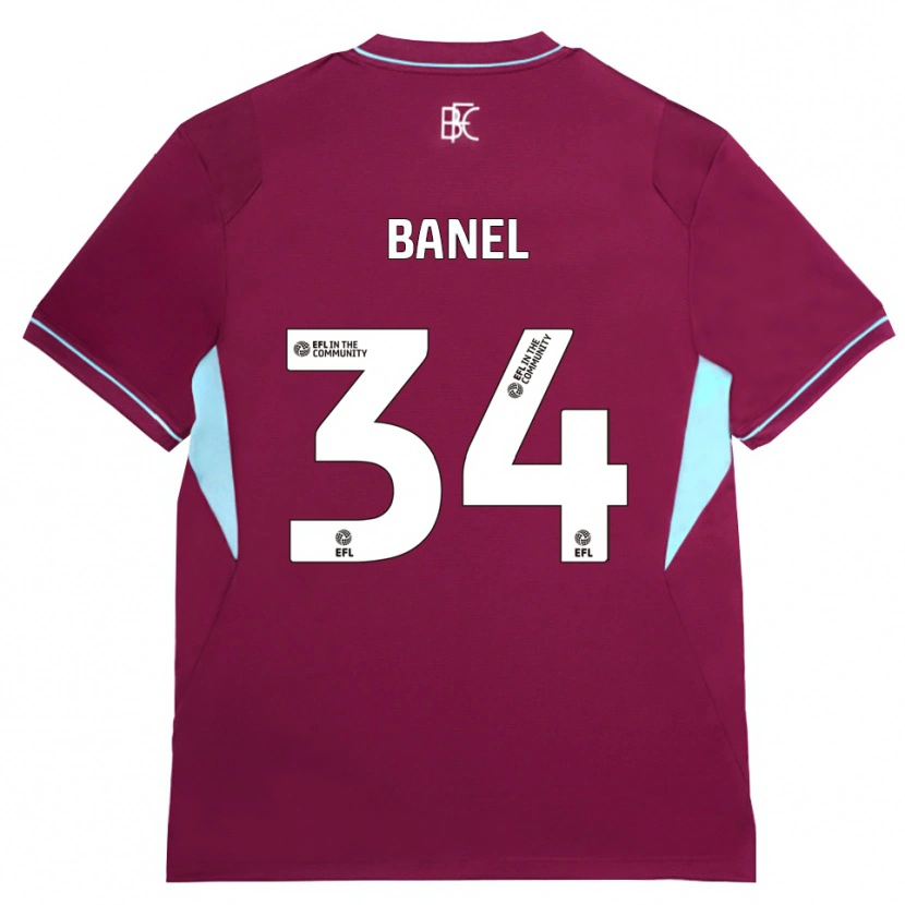 Danxen Heren Jaydon Banel #34 Bordeaux Groen Thuisshirt Thuistenue 2026/27 T-Shirt