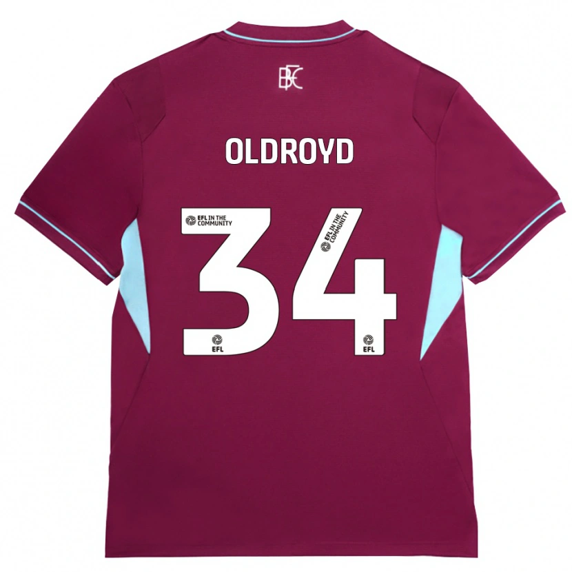 Danxen Heren Amelia Oldroyd #34 Bordeaux Groen Thuisshirt Thuistenue 2026/27 T-Shirt