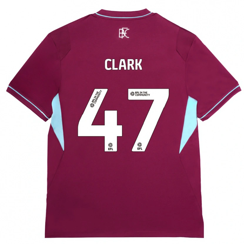 Danxen Heren Ellis Clark #47 Bordeaux Groen Thuisshirt Thuistenue 2026/27 T-Shirt