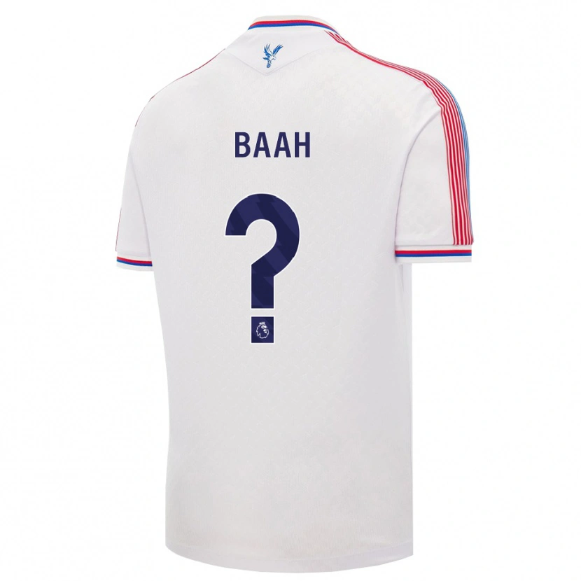 Danxen Heren Kwasi Baah #0 Wit Rood Blauw Thuisshirt Thuistenue 2026/27 T-Shirt