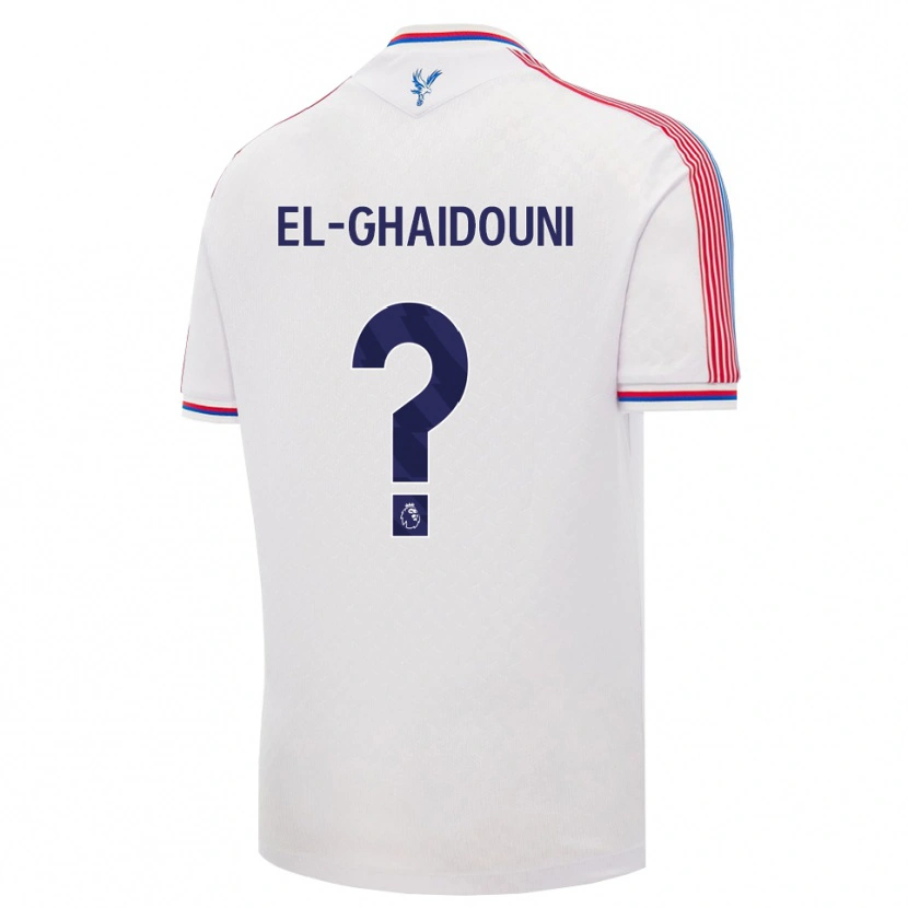 Danxen Heren Nabil El-Ghaidouni Taitt #0 Wit Rood Blauw Thuisshirt Thuistenue 2026/27 T-Shirt