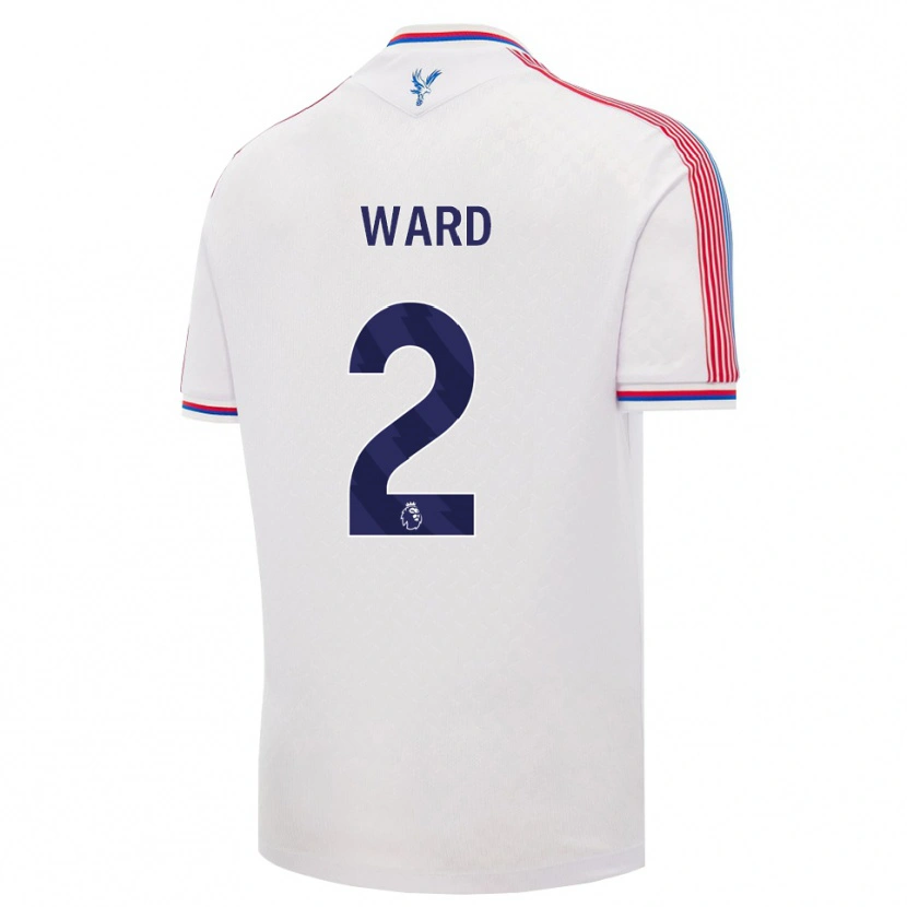Danxen Heren Joel Ward #2 Wit Rood Blauw Thuisshirt Thuistenue 2026/27 T-Shirt