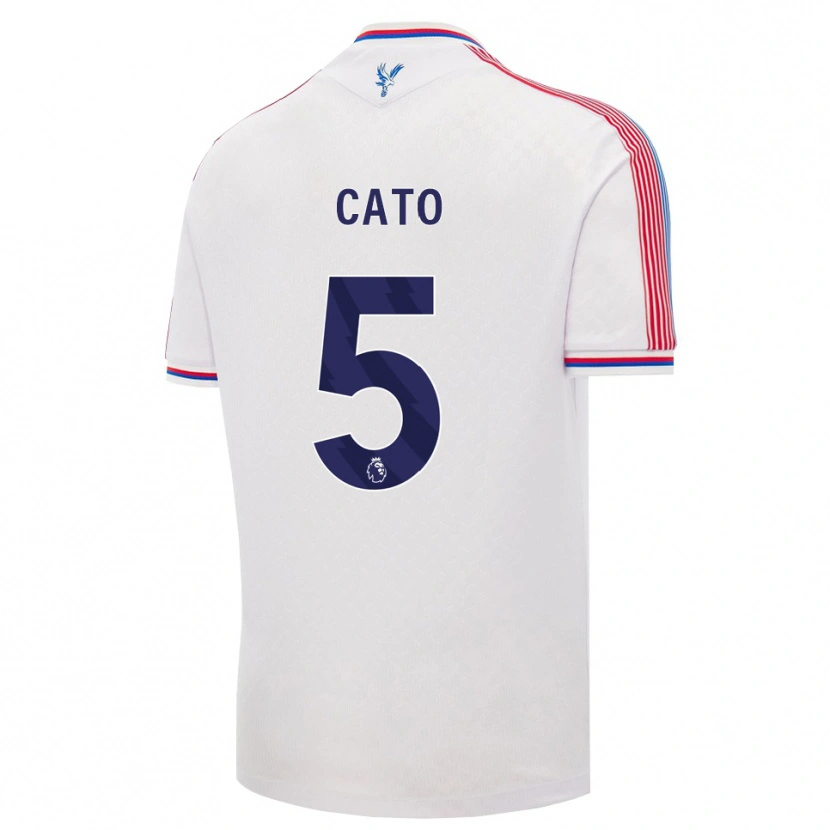 Danxen Heren My Cato #5 Wit Rood Blauw Thuisshirt Thuistenue 2026/27 T-Shirt